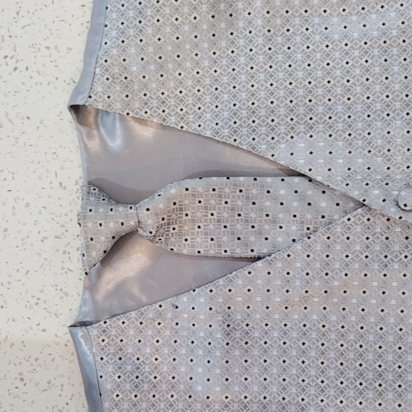 James Morgan Kids Vest -  Sz 7 Boys (Silver/Black) - Picture 4 of 6